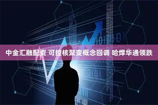 中金汇融配资 可控核聚变概念回调 哈焊华通领跌